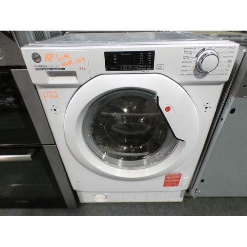 3117 - Hoover H-Wash 300Lite Integrated Washing Machine (8kg) (H820xW600xD525) model no HBWS 48D1E, origina... 