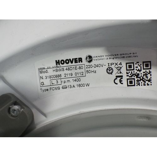 3117 - Hoover H-Wash 300Lite Integrated Washing Machine (8kg) (H820xW600xD525) model no HBWS 48D1E, origina... 