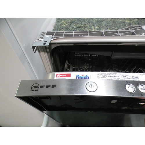 3121 - Neff Fully Integrated Dishwasher (H815xW598xD550) Model no S51L58X0GB/48 * This lot is subject to VA... 