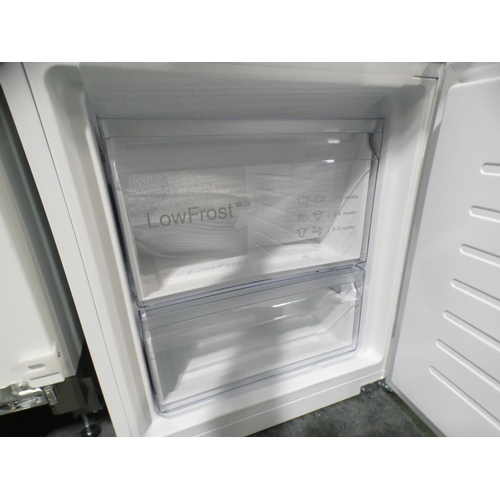 3135 - Bosch Chrome Integrated Fridge Freezer (H1756xW912xD732) model KIV87NSFOG/03, original RRP £2050 inc... 