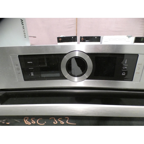 3138 - Bosch Built In Oven with Steam (H595xW94xD548) model no HRG6769S6B, original RRP £1215.84 inc. VAT *... 