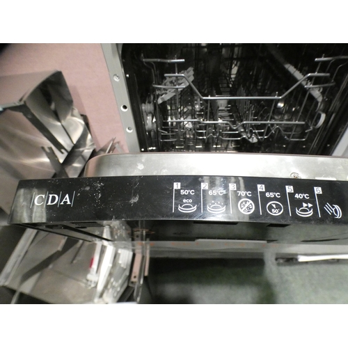 3142 - CDA Integrated Slimline Dishwasher (H820xW448xD550) - model no. CDI4121 - original RRP £315.83 inc. ... 