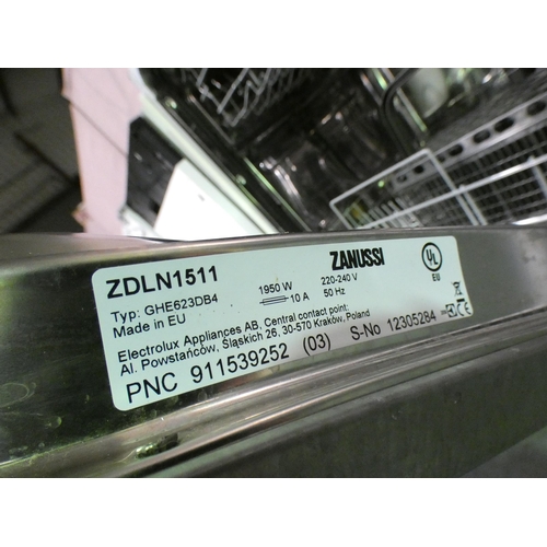 3146 - Zanussi  Integrated Dishwasher, model no ZDLN1511, original RRP £240.00 inc. VAT * This lot is subje... 