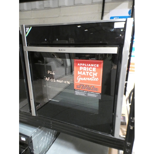 3168 - Neff N90 Single Oven Home Connect - Slide & Hide with VarioSteam (H595xW596xD548) model no B48FT78N1... 