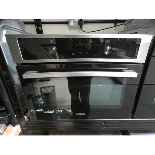 3170 - Zanussi Combi Microwave (H455xW595xD567) model no ZVENM7X1, original RRP £524.17 inc. VAT * This lot... 