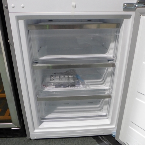 3040 - Stoves freestanding brushed stainless steel fridge freezer, Model:- NF60189 original RRP £569.00 inc... 