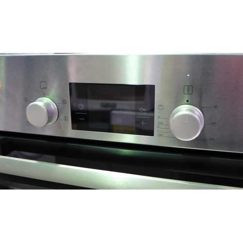 3053 - Bosch Built-in Electric Single Fan Oven - Stainless Steel (H595xW595xD548) model no HBA13B150B, orig... 