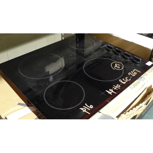 3072 - Bosch Ceramic 4 Zone Hob  (H46xW592xD522) model no PKE611CA1E, original RRP £290.84 inc. VAT * This ... 