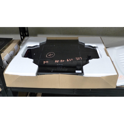 3073 - Bosch Induction 4 Zone Hob (H51xW592xD522) Model :- PUE611BF1B/17, original RRP £412.50 inc. VAT * T... 