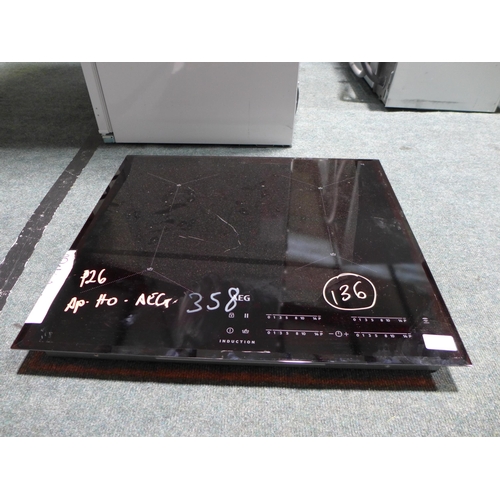 3081 - AEG 4 Zone Induction Hob (H44xW590xD520 ) model no IAE64411FB, original RRP £449.17 inc. VAT * This ... 