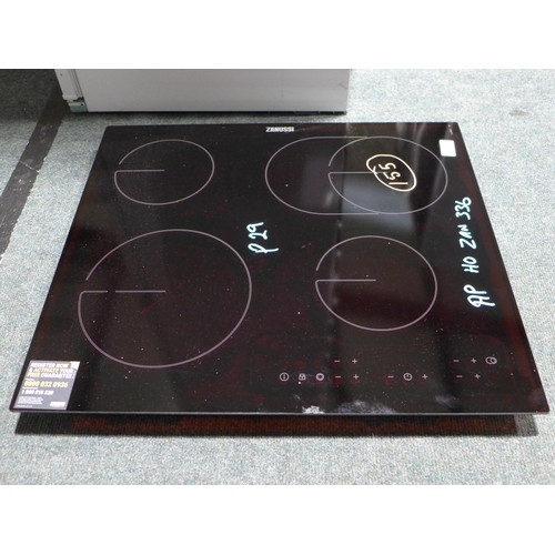 3083 - Zanussi Ceramic 4 Zone Hob (H38xW590xD520) model no ZHRN643K, original RRP £182.50 inc. VAT * This l... 