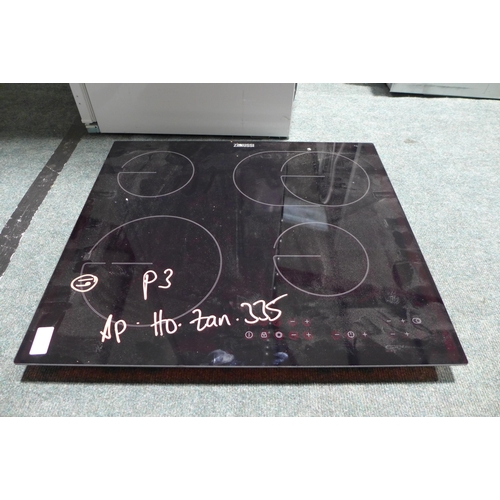 3084 - Zanussi Oval-Zone Electric Ceramic hob (H40xW744xD5) - model: ZHRN643K  * This lot is subject to VAT