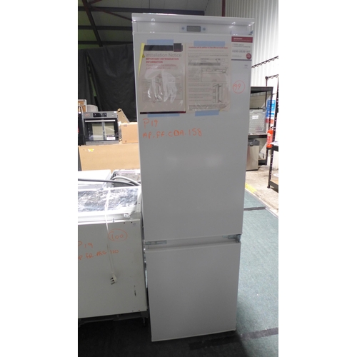 3095 - CDA H1772xW540xD540 70/30 Integrated Fridge Freezer (H1772xW540xD540) model no FW872/3, original RRP... 