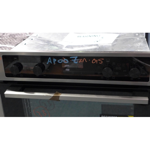 3100 - Zanussi Built In Airfry Double Oven (H888xW594xD568), model no ZKGNA4X1, original RRP £440.84 inc. V... 