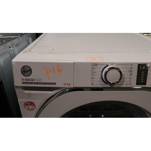 3103 - Hoover H-Wash 500 Freestanding Washing Machine (10kg) (H850xW600xD520) model no HWB 410AMC, original... 