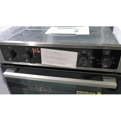 3104 - Zanussi Built In Airfry Double Oven  (H888xW594xD568) model no ZKCNA4X1, original RRP £440.84 inc. V... 