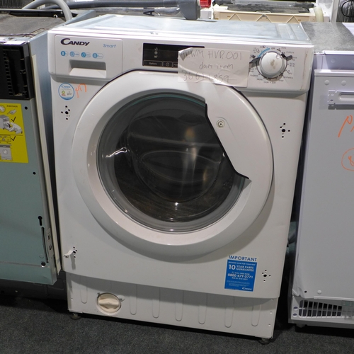 3106 - Candy Smart 1400RPm Integrated Washing Machine (8kg)  H820xW600xD525, model no CBW 48D1E, original R... 