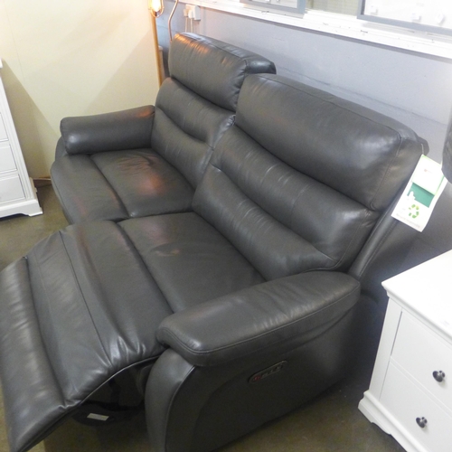 1309 - Fletcher three seater leather power recliner, original RRP £958.33 + VAT  * This lot is subject to V... 