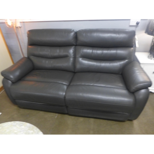 1309 - Fletcher three seater leather power recliner, original RRP £958.33 + VAT  * This lot is subject to V... 