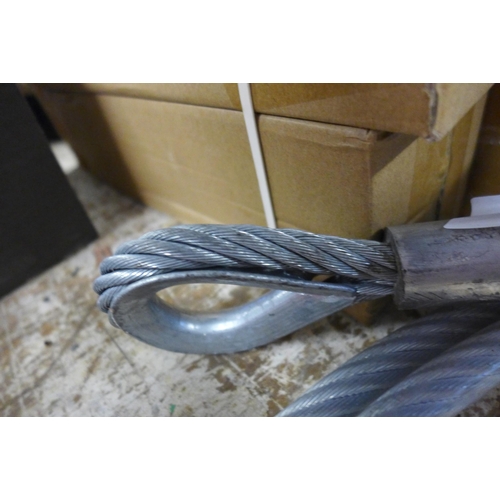 2133 - Steel wire rope for lifting/towing, etc. - unused