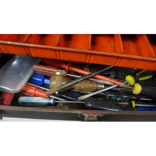 2143 - 2 Tool boxes with qty. of hand tools & 2 routers