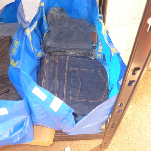 2241 - Bag of approx. 20 prs. of jeans inc. Ted Baker, Levi, Superdry & Hollister