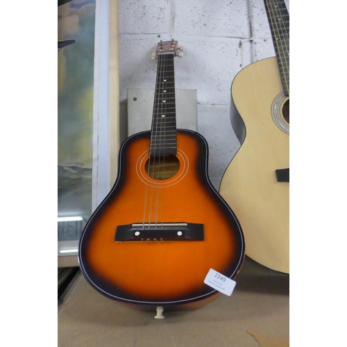 2249 - Borswood small/children's guitar & Martin Smith acoustic guitar