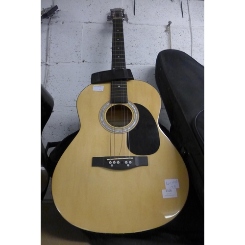 2249 - Borswood small/children's guitar & Martin Smith acoustic guitar