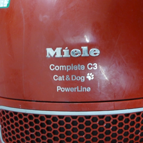 2352 - Miele compact C3 Cat & Dog Powerline vacuum cleaner with full set of tools - W