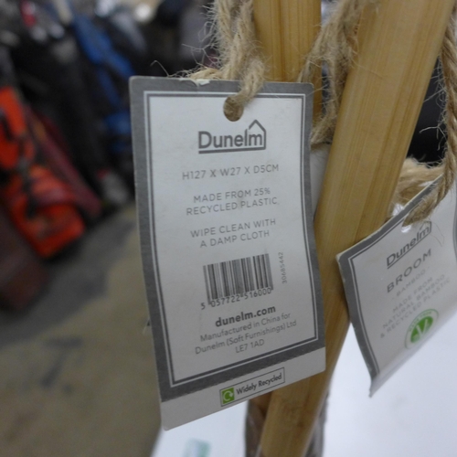 2380 - 8 Dunelm bamboo brooms/brushes (original RRP £8/pc) - unused - tagged