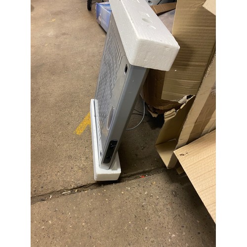 2183 - Grey cooker hood - unused and boxed