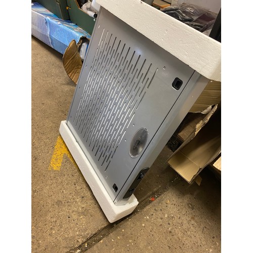 2183 - Grey cooker hood - unused and boxed