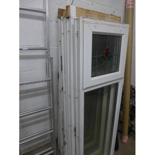 2476 - 5 Stained glass Upvc double glazed windows