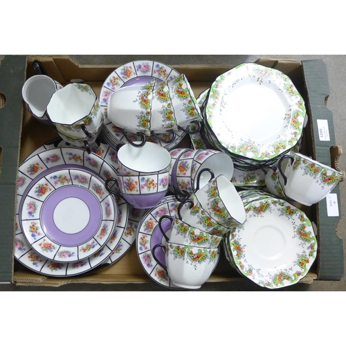 1105 - A Sutherland china tea and dinner service and a Czechoslovakian tea set **PLEASE NOTE THIS LOT IS NO... 