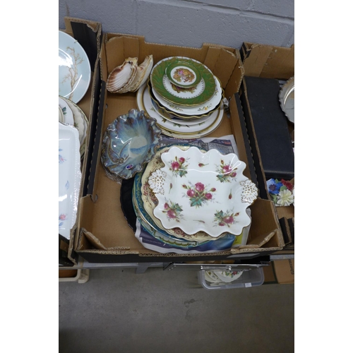 1114 - Seven boxes of decorative china, etc. **PLEASE NOTE THIS LOT IS NOT ELIGIBLE FOR POSTING AND PACKING... 