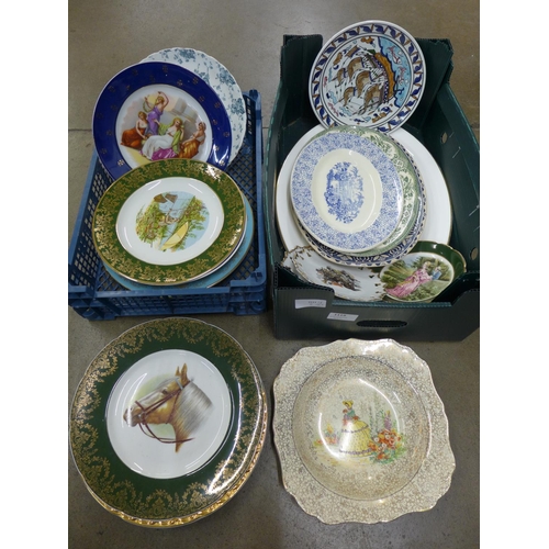 1119 - A collection of plates **PLEASE NOTE THIS LOT IS NOT ELIGIBLE FOR POSTING AND PACKING**