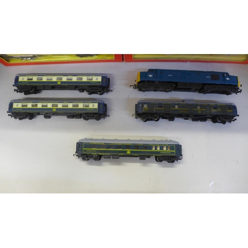 684 - A collection of Hornby, Tri-ang and Playcraft 00 gauge coaches and wagons