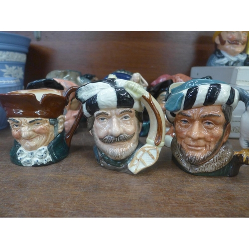 715 - Sixteen Royal Doulton character mugs