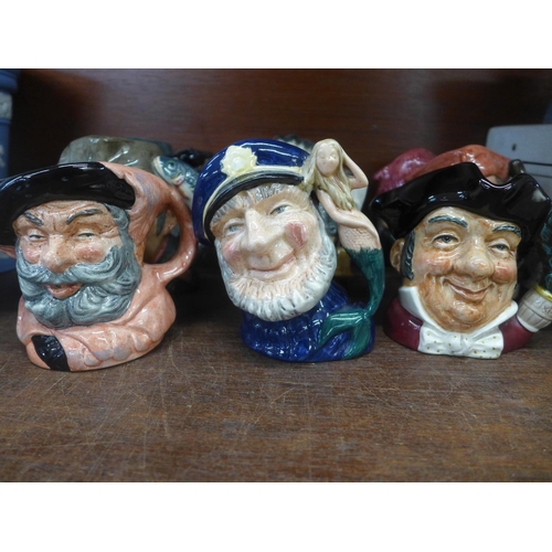 715 - Sixteen Royal Doulton character mugs