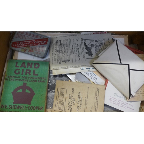 748 - Military related postcards, a Suffolk Yeomanry 1911 photograph and other military photographs