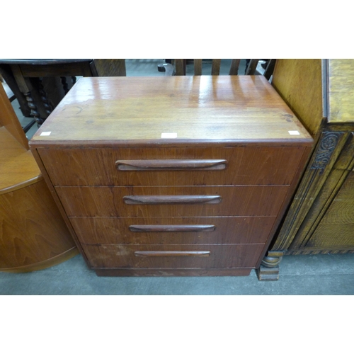 101 - A G-Plan Fresco teak chest of drawers