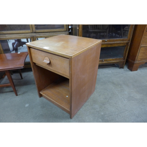 105 - A Stag Cantata teak bedside table