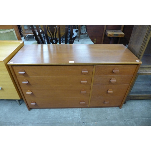 107 - A Stag Cantata teak chest of drawers