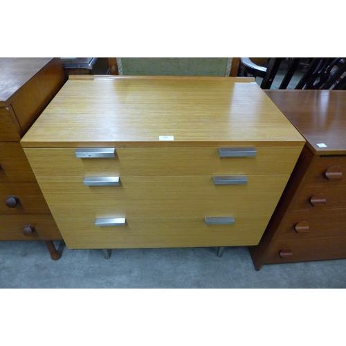 108 - A Stag Fine Line teak chest of drawers