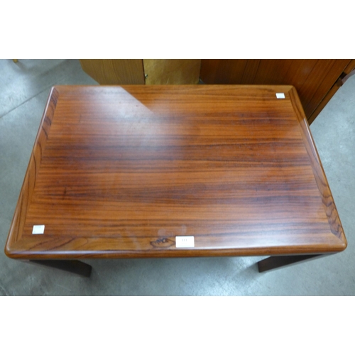 111 - A Danish simulated rosewood coffee table