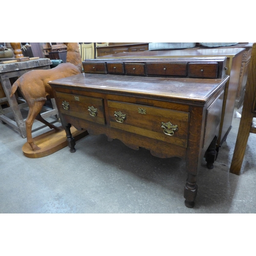 33 - A George II oak dresser