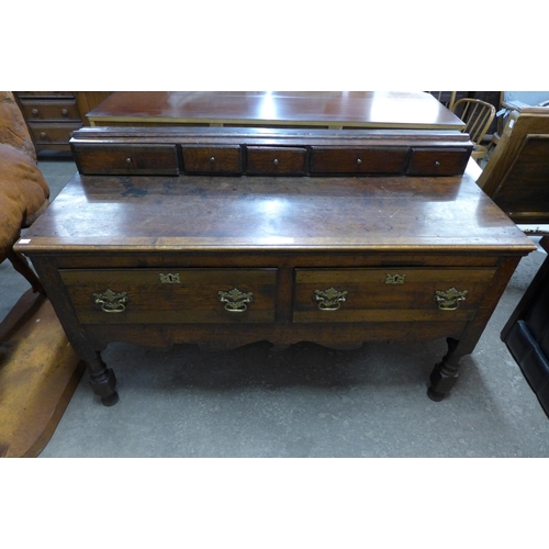 33 - A George II oak dresser