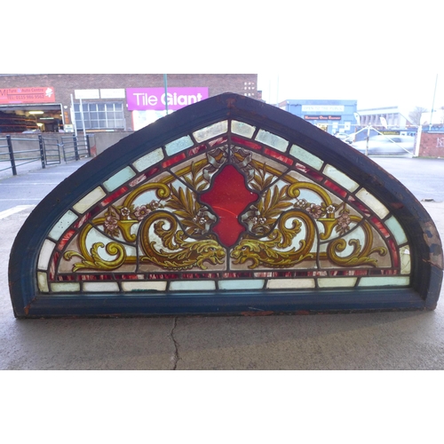 412 - A Victorian stained glass window