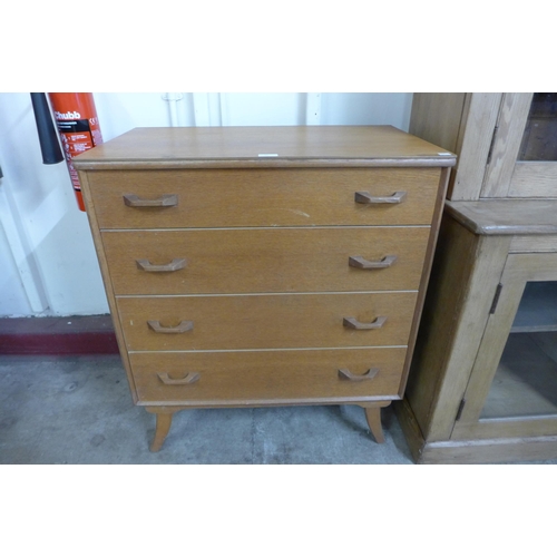 45 - A G-Plan Brandon oak chest of drawers