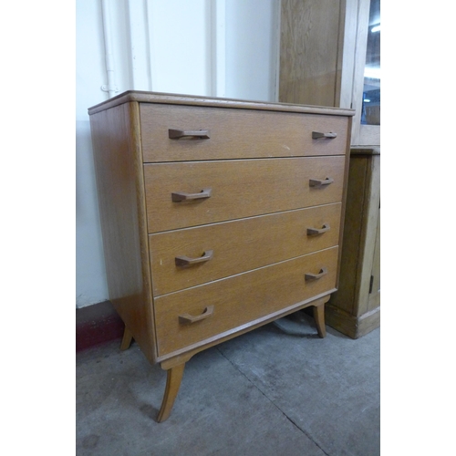 45 - A G-Plan Brandon oak chest of drawers